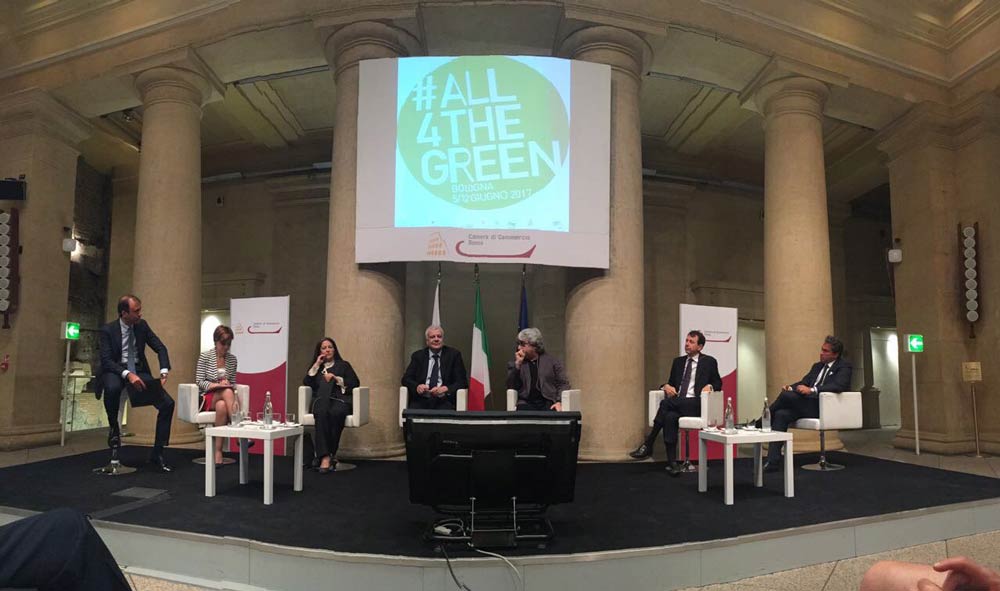 #ALL4THEGREEN announcement in Rome at a very high profile conference chaired by the Italian Ministry of the Environment Gian Luca Galletti