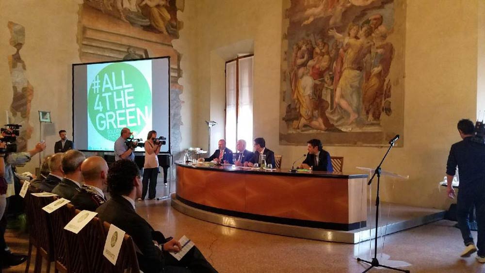 All4TheGreen presented this Wednesday, May 31st, 2017, in Bologna