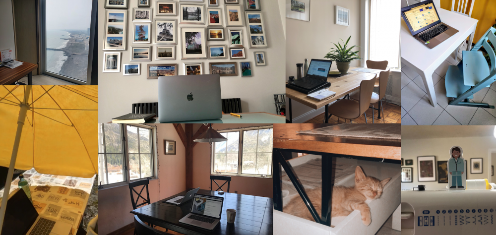 Various at-home C4C workstations