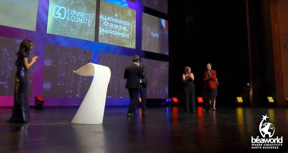 Connect4Climate and Alphaomega awarded World's Best Sustainability Event with #All4TheGreen - Bea World