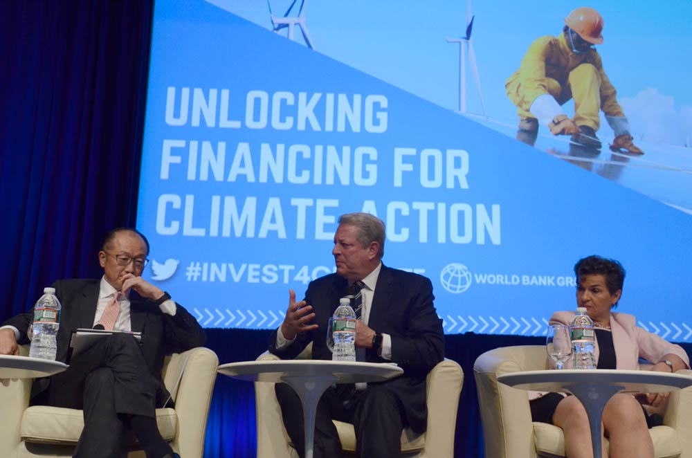 Jim Yong Kim, Al Gore, and Christiana Figueres, Unlocking Financing for Climate Action, Spring Meetings 2017