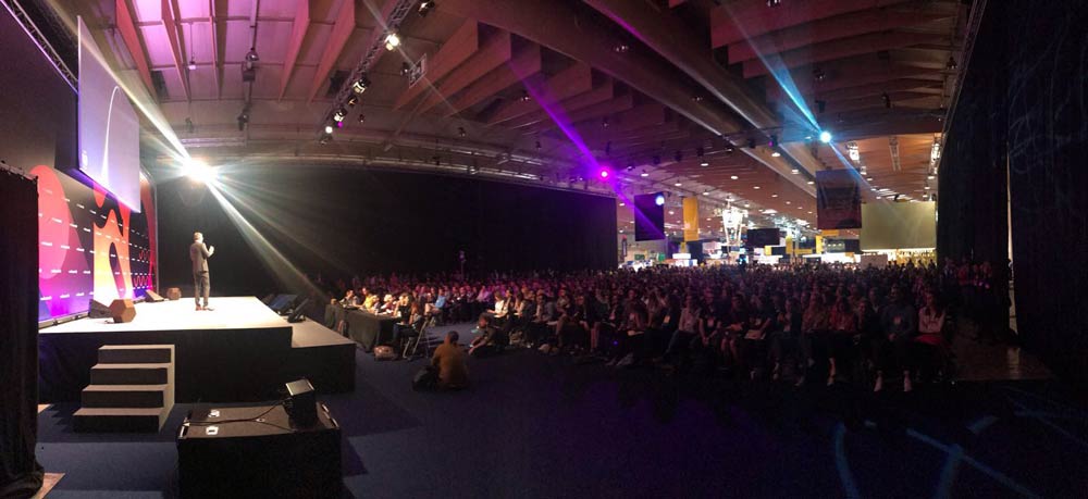 Planet:tech stage, Web Summit 2017, Lisbon, Portugal. Photo Credits: Max Edkins/Connect4Climate