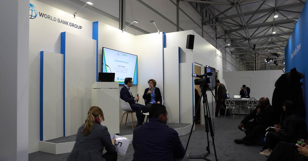 The World Bank Pavilion at COP23. Photo Credits: Kaia Rose/Connect4Climate