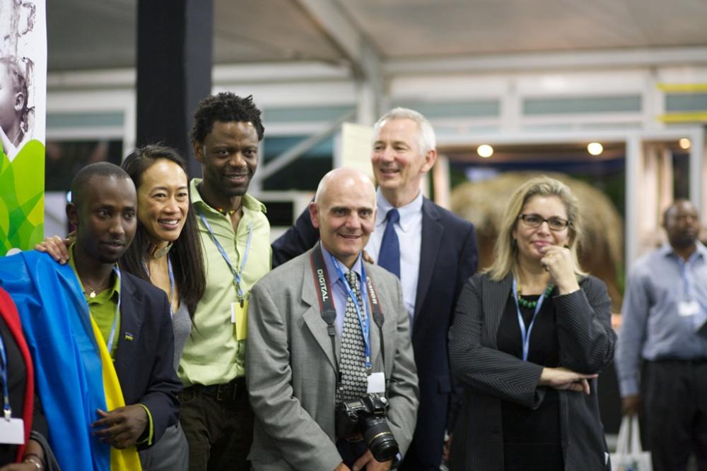 Alphonse Karenzi, Lana Wong, TMS Ruge, Luigi Buscemi, Andrew Steer, and Lucia Grenna at the event.