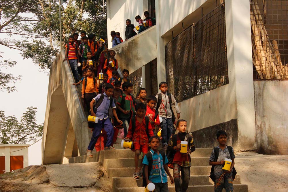 A community in Bangladesh.