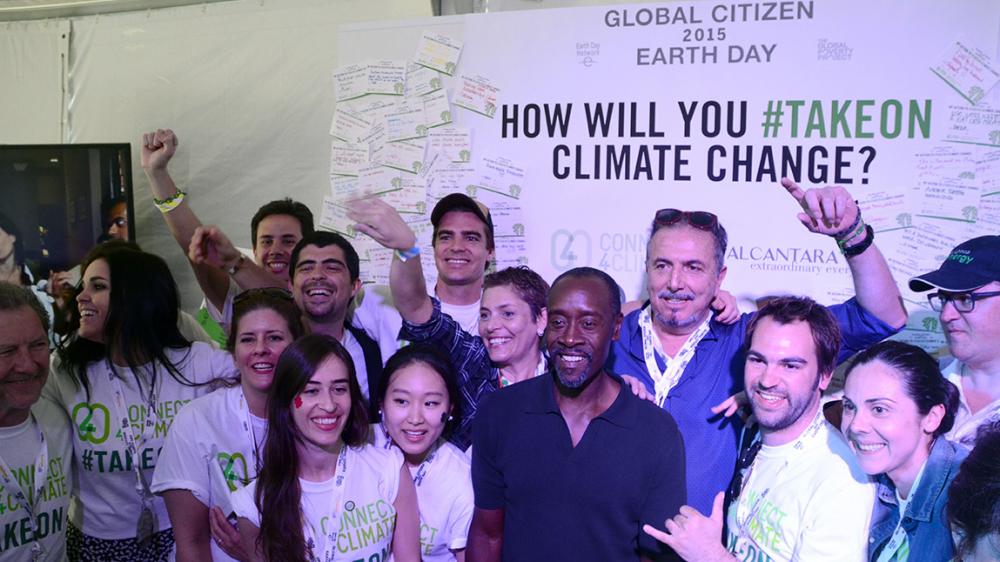 Connect4Climate Team, Global Citizen 2015 Earth Day