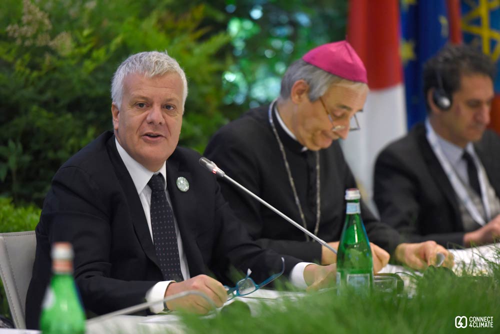 Gian Luca Galleti, Italian Minister of Environment, Land and Sea, hosted G7 Environment Ministers meeting in Bologna. Photo Credits: Riccardo Savi