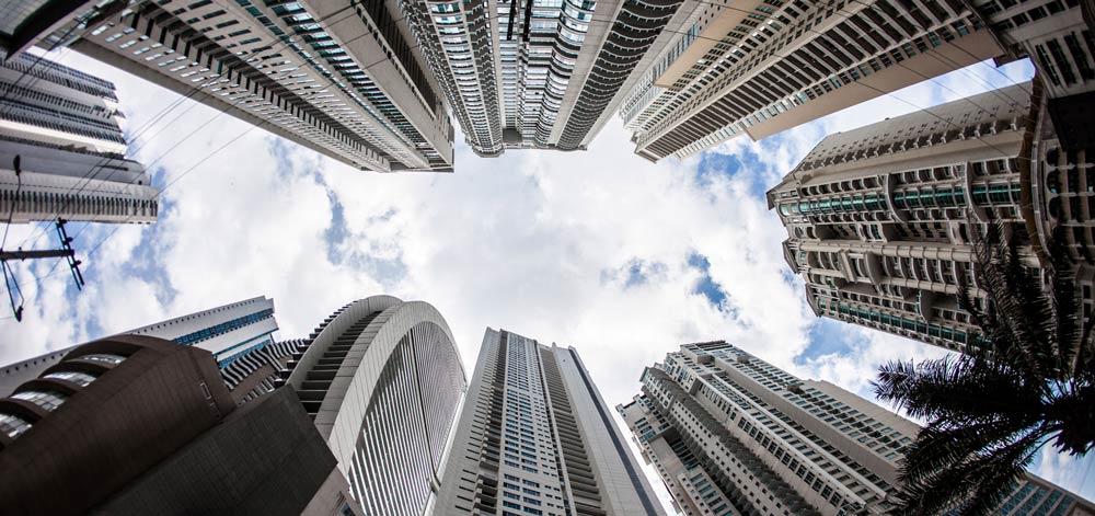 High rises and hotel buildings in Punta Pacifica, Panama City, Panama. Photo: Gerardo Pesantez / World Bank