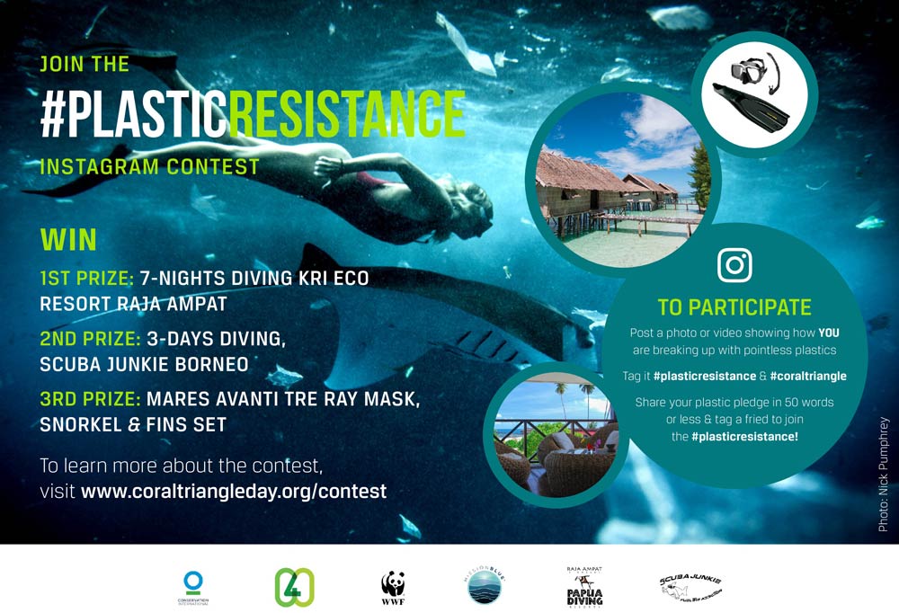 Plastic Resistance Instagram Contest - The Coral Triangle