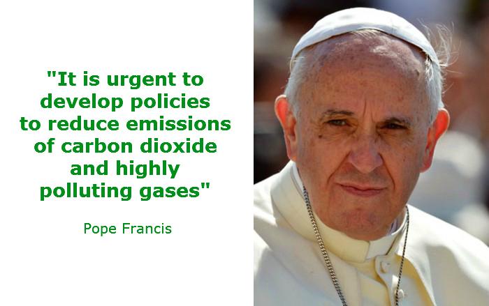 Image result for pope francis climate