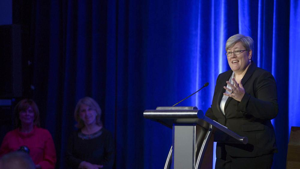 Rachel Kyte at 2016 Climate Leadership Gala night by Earth Day Network 