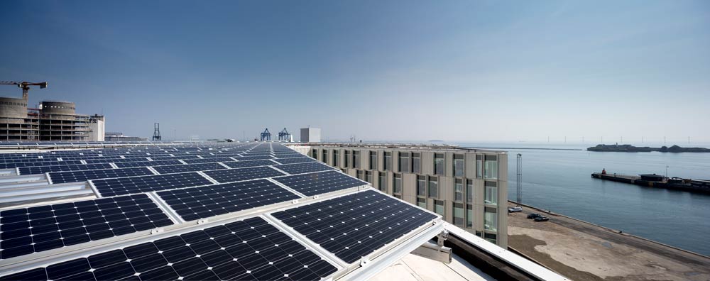Un City Copenhagen solar panels