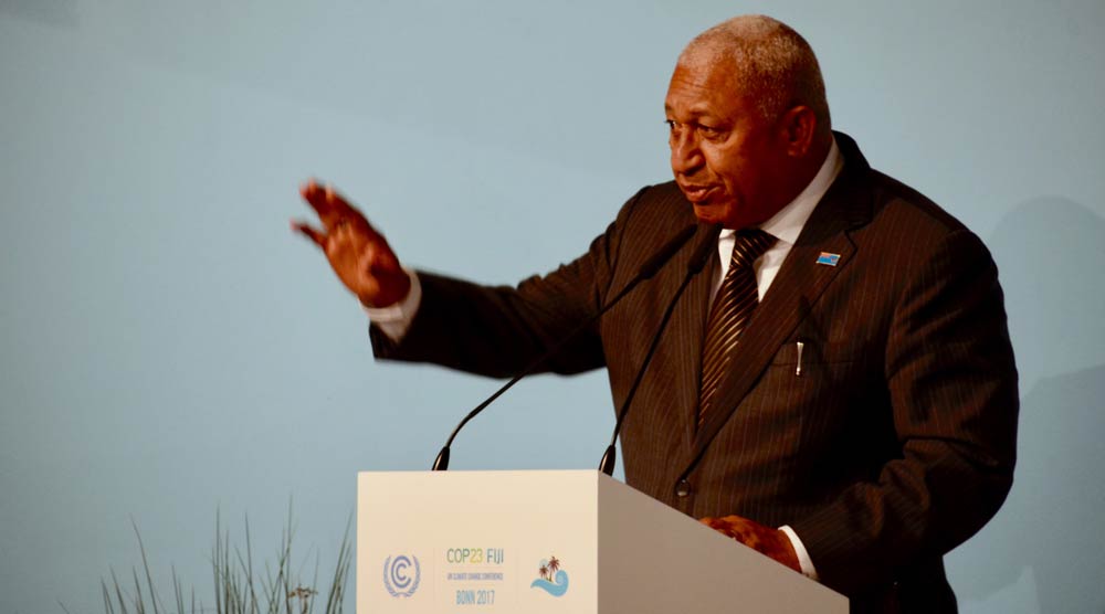 Prime Minister of Fiji, Frank Bainimarama