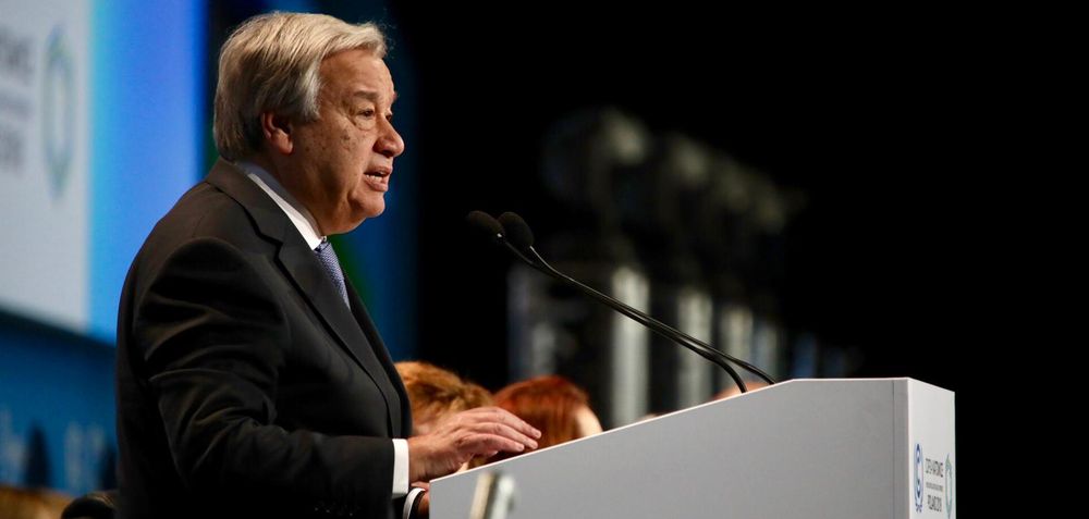 UN Secretary-General António Guterres at COP24 in Katowice, Poland. Photo Credits: Kaia Rose / Connect4Climate