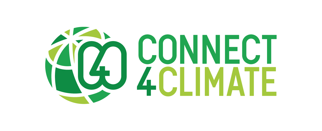 Connect4Climate Logo (Vertical Stack Version)