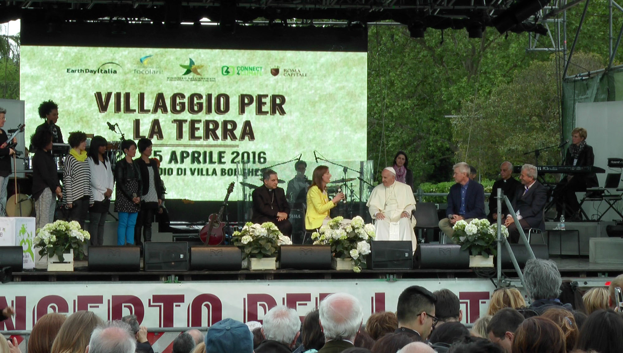 Pope Francis celebrates Earth Day Connect4Climate