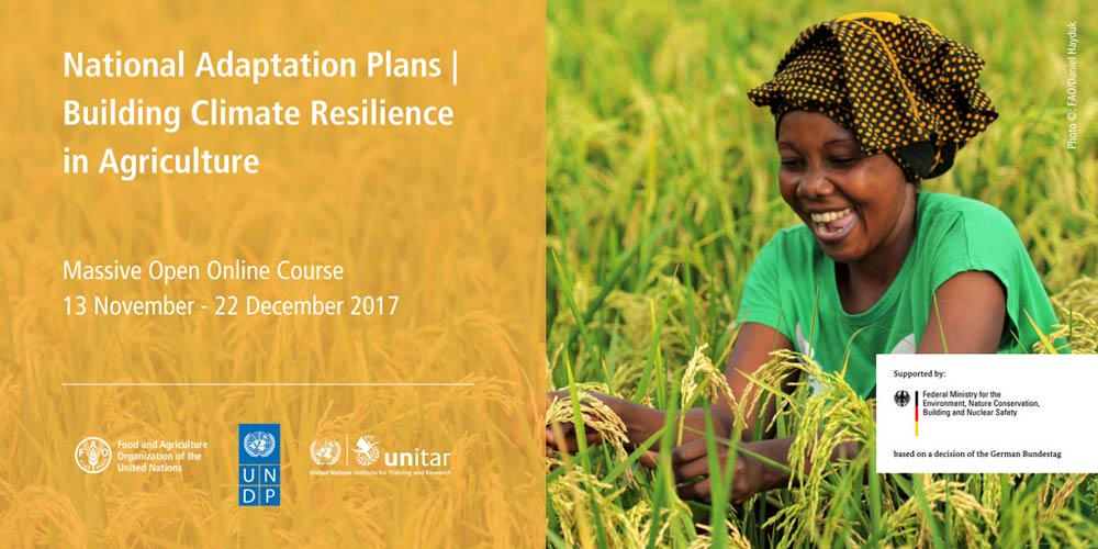 MOOC National Adaption Plans | Building Climate Resilience Agriculture