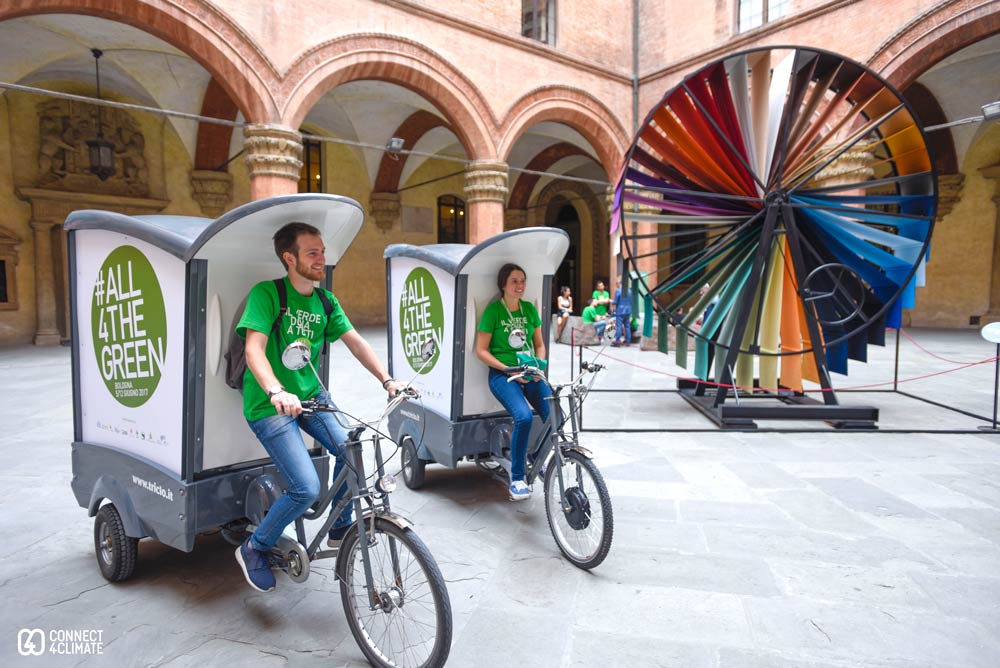 All4TheGreen week of activities in Bologna.