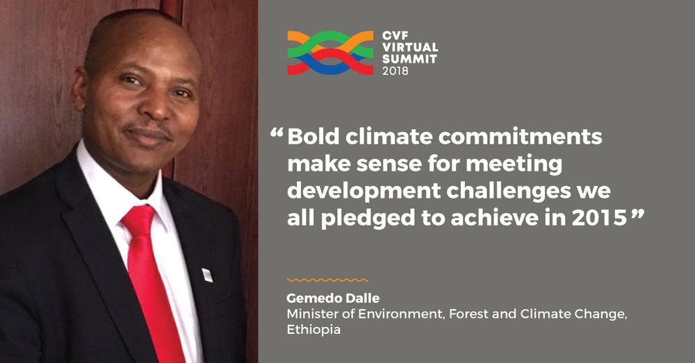 Gemedo Dalle calls for more climate ambition.