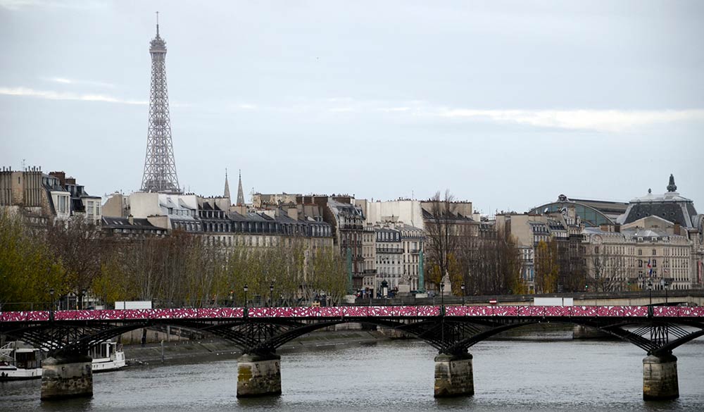 The city of Paris, Eiffel Tower in the background