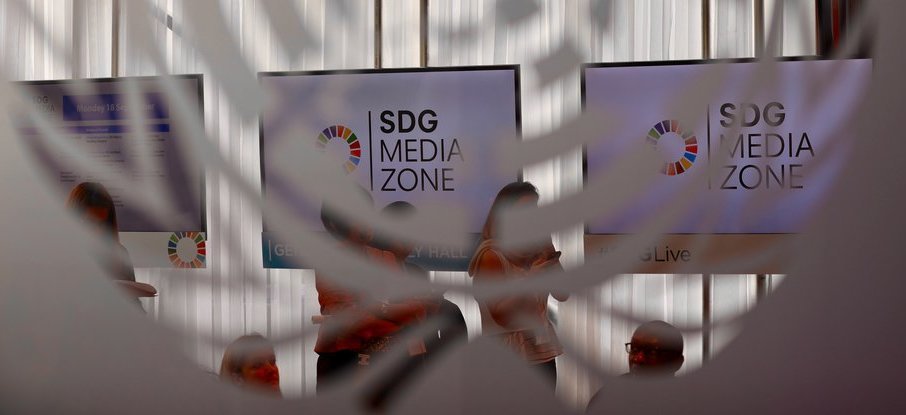 SDG Media Zone - UNGA 2018. Photo Credit: Kaia Rose / Connect4Climate