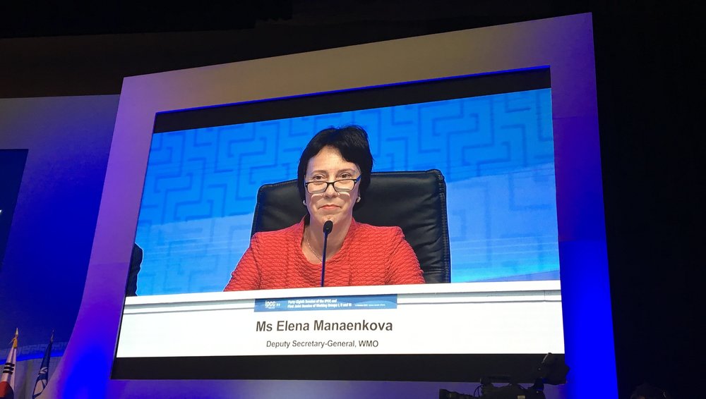 WMO Deputy-Secretary-General Elena Manaenkova