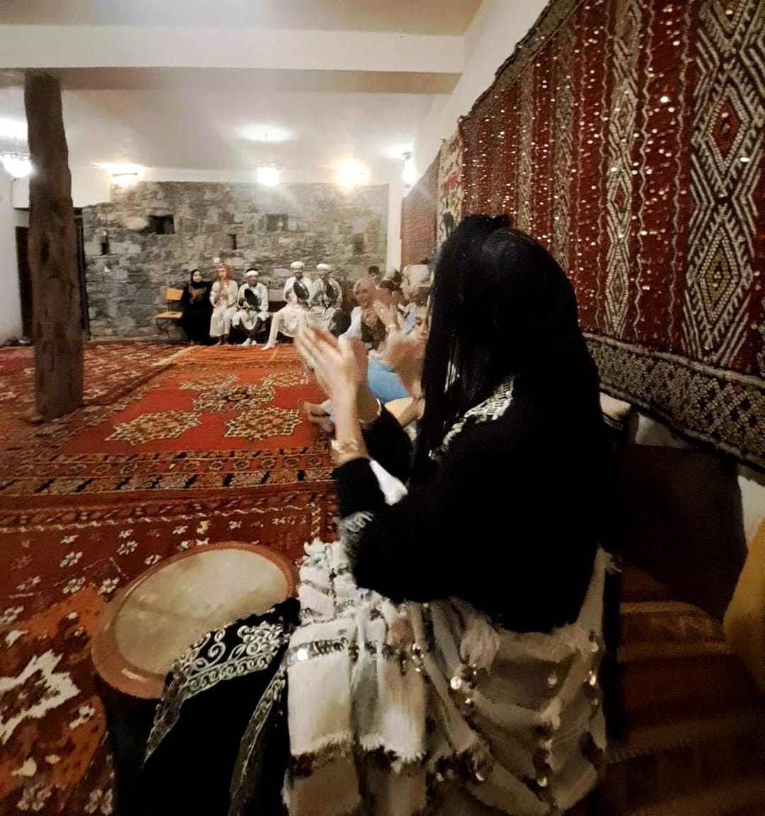 An indigenous celebration in a village in the Azilal province.