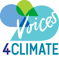 Voices4Climate Graphic (Logo) Voices4Climate Graphic (Logo)
